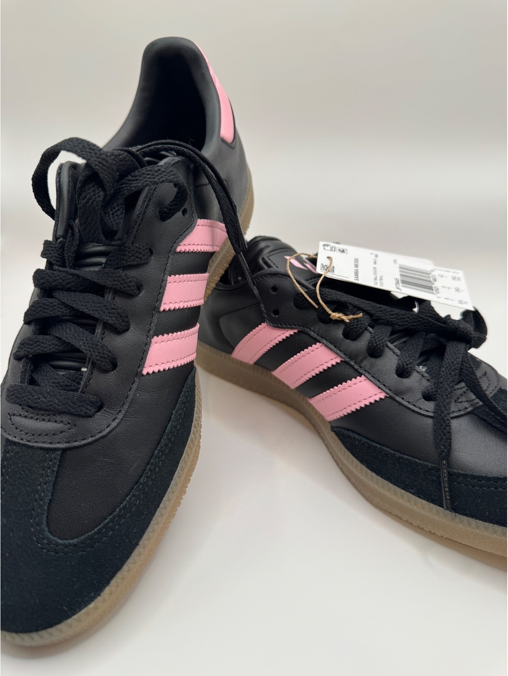 NEW with Tags- Adidas Samba Messi in Black & Pink size 8.5